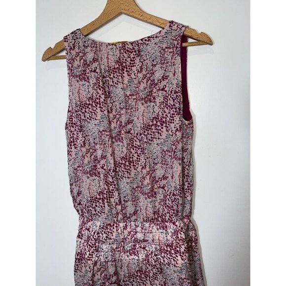 Ramy Brook  Silk Womens Sleeveless Dress In Purple Abstract Print Size Medium Bo - Picture 7 of 10